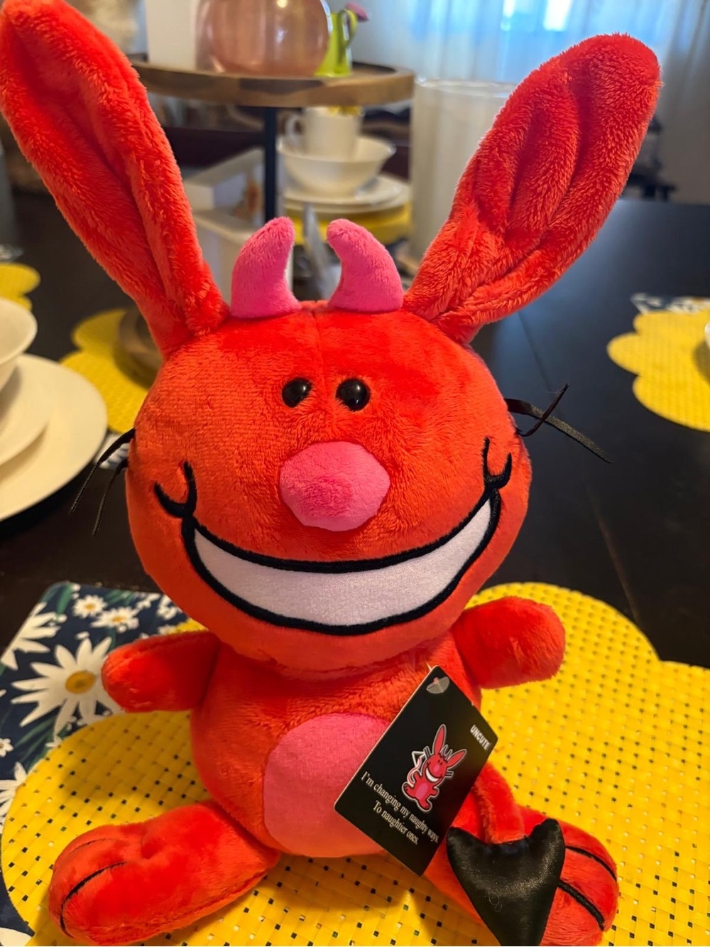 “It’s Happy Devil Bunny jimmy Benton”